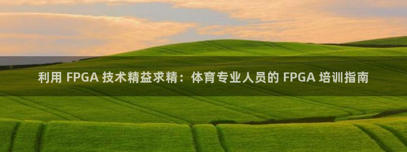 富联是什么平台：利用 FPGA 技术精益求精：体育专