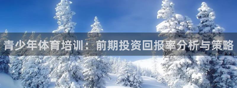 富联平台代理注册要钱吗：青少年体育培训：前期投资回报