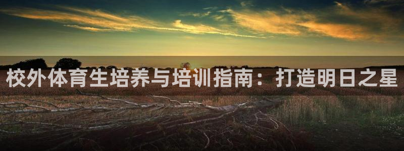 富联娱乐登录注册入口官网：校外体育生培养与培训指南：